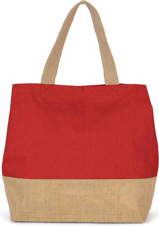 Actual product image Kimood Tote bag cotton canvas and jute