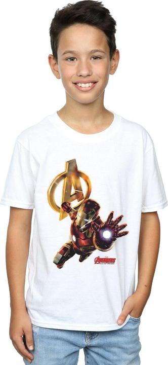 Actual product image Boys Iron Man Pose T-Shirt (152, 158)
