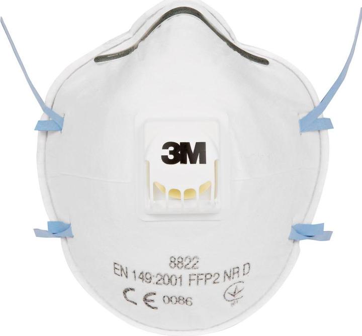 Actual product image 3M Respirator 8822 (FFP2, 10 x)