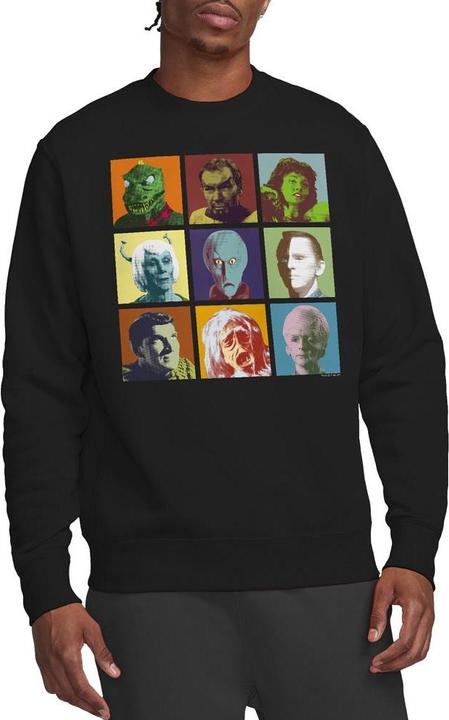 Actual product image Unisex Adult Alien Squares Sweatshirt (XL)