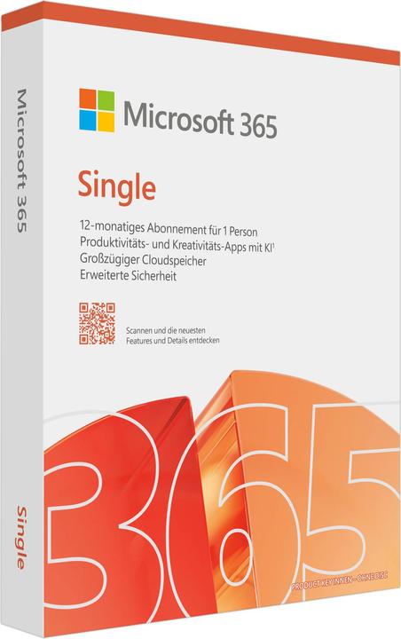 Image du produit Microsoft Office 365 personnel allemand (1 Utilisateur, 12 mois)