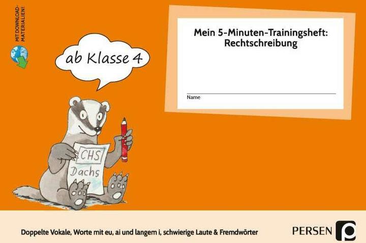Produktbild Mein 5-Min-Trainingsheft: Rechtschreibung 2, Kl. 4 (Deutsch, Karin Hohmann, 2021)