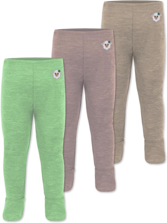 Grün, Beige, Rosa