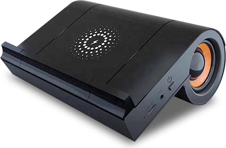 Produktbild MediaShop Volumax mobiler Smartphone Lautsprecher mit Aufladefunktion (Stromversorgung über USB)