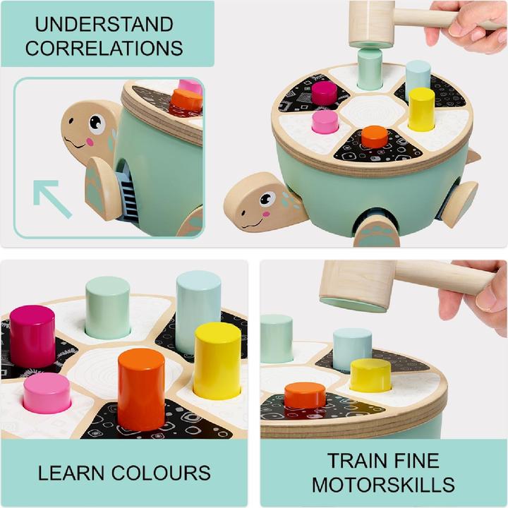 Actual product image Topbright Toys Tapping Game Turtle