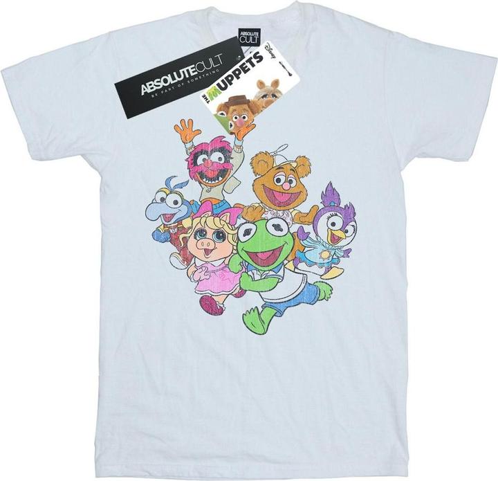 Immagine prodotto Disney The Muppets Muppet Babies Colour Group Maglietta Ampia Donna (4XL)