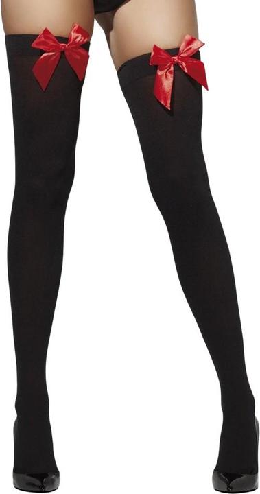 Actual product image Fever Womens/Ladies Bow Opaque Hold Up Stockings
