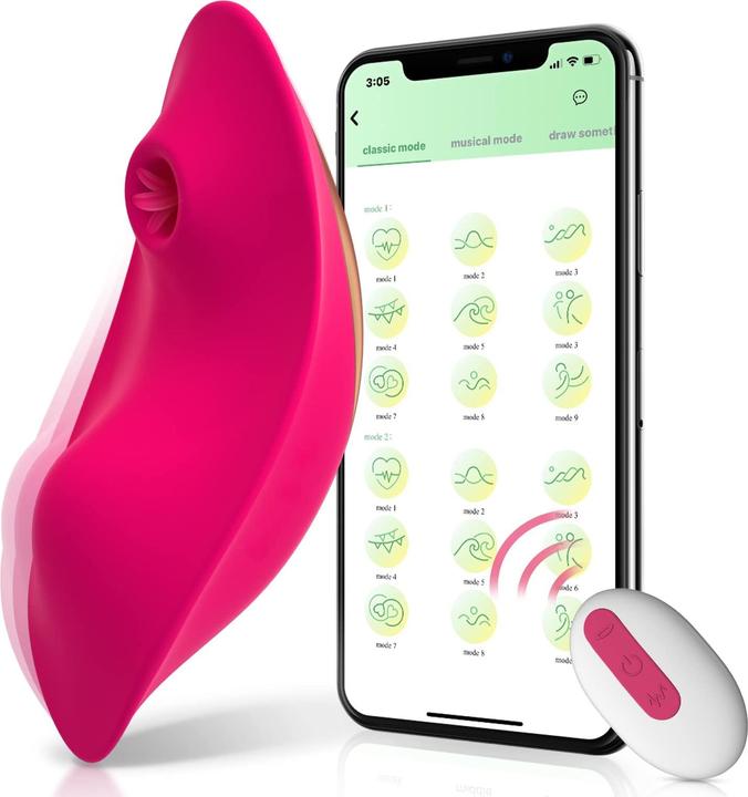 Actual product image Contitop Butterfly vibrator