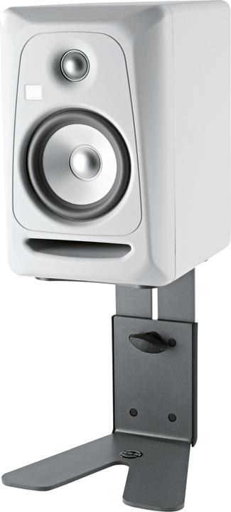 Actual product image K&M 26772 Monitor table stand 'S' - basalt grey (1 pcs., Stand, Height-adjustable)
