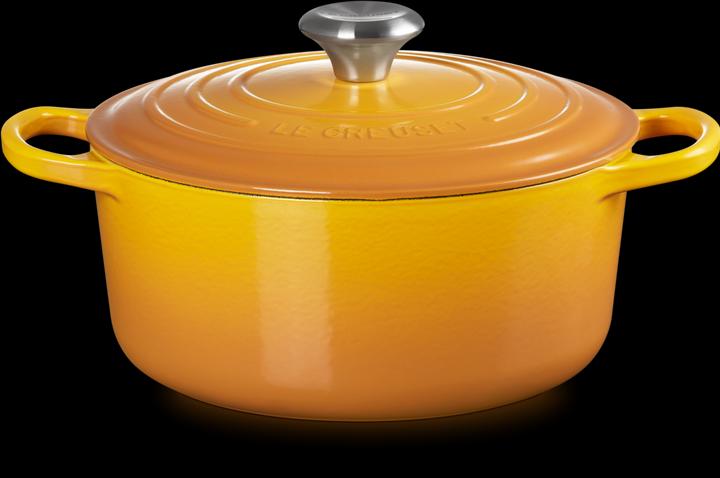 Immagine prodotto Le Creuset Tostapane Signature rotondo 24 cm Nectar (24 cm, Pirofila + casseruola, Ghisa, Smalto)