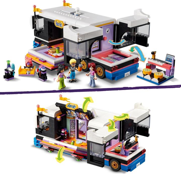 Image du produit LEGO 42619 Bus de tournée Popstar (42619, LEGO Friends)