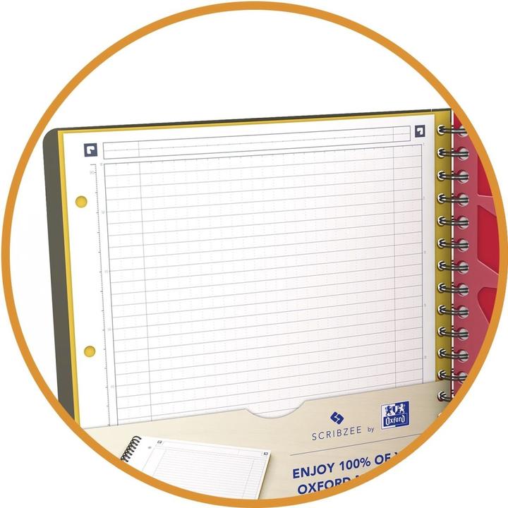 Nährwerte und Zutaten Oxford International Managerbook (A4+, Blanko, Harter Einband)