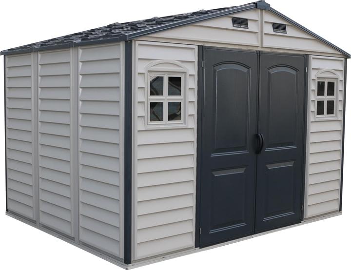 Duramax Kunststoff Gerätehaus 324x247 Gartenhaus