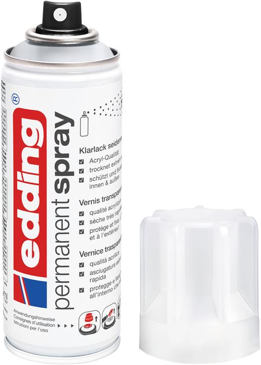 Produktbild Edding Klarlack Spray (Seidenmatt, 0.20 l)