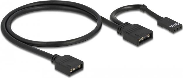 Immagine prodotto Delock Cavo di collegamento RGB a 3 pin per illuminazione LED RGB/ARGB a 5V con presa 2x3 pin 50cm