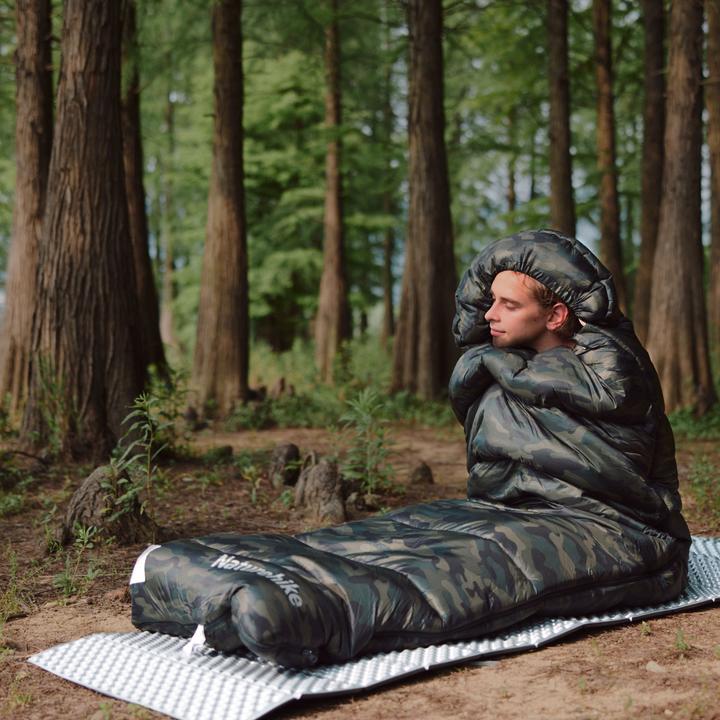 Immagine prodotto Naturehike Warmy square with hat warming cotton sleeping bag M300/Grey/right