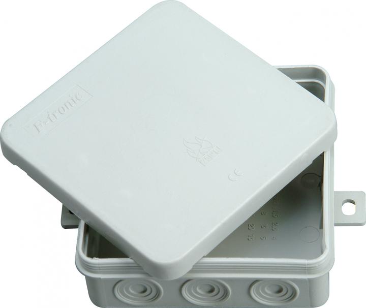 Kopp Junction box surface-mounted damp-proof, without terminal strip, colour: grey