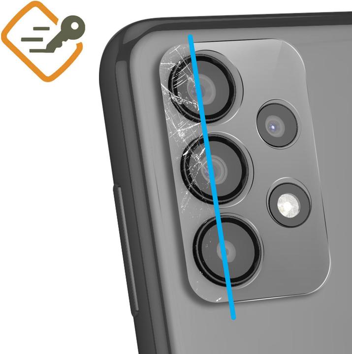 Actual product image Avizar Rear camera film, camera protection film (1 Piece, Samsung Galaxy A33 5G)