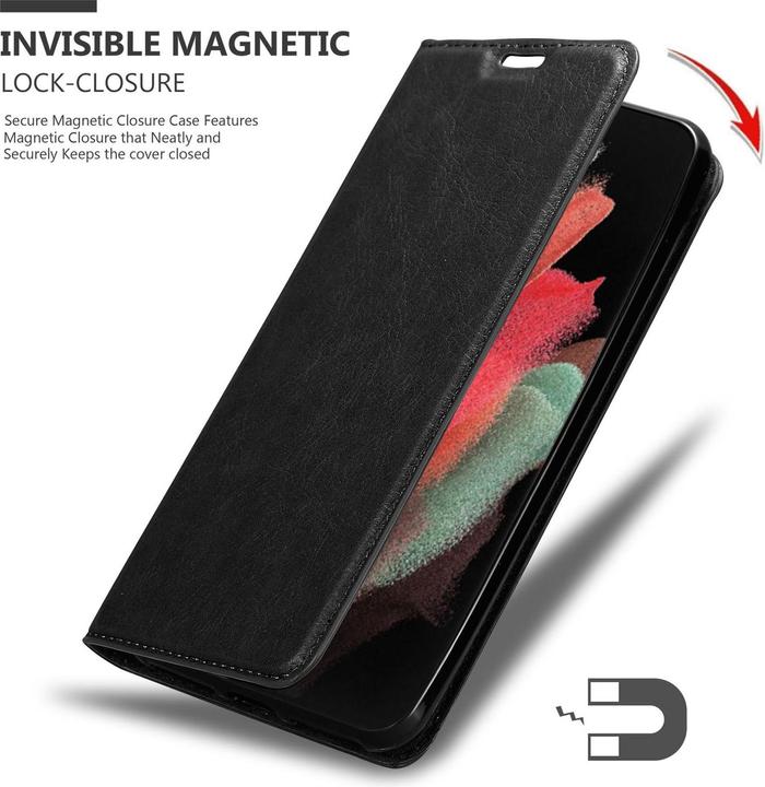 Immagine prodotto Cadorabo Copertina magnetica invisibile del libro (Samsung Galaxy S21 Ultra)