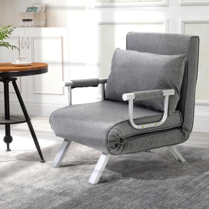 Image du produit Homcom Canapé-lit 3 en 1 Canapé, fauteuil ou chaise longue (3 places)