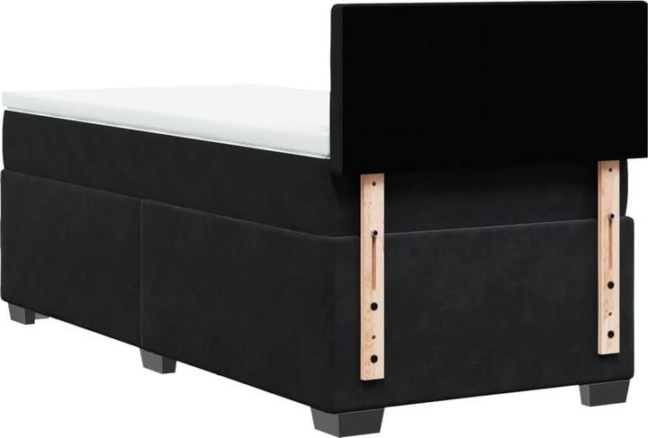 Produktbild VidaXL Bo x springbett mit Matratze 90 x 190 cm Samt (90 x 190 cm, 90 x 190 cm)