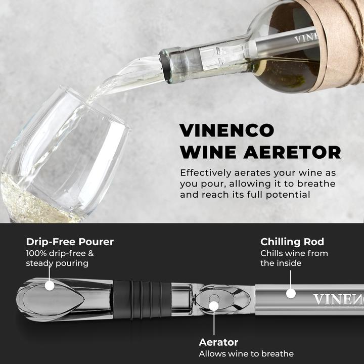 Produktbild Vinenco Weinkühler-Set mit 2 Kühlstäben