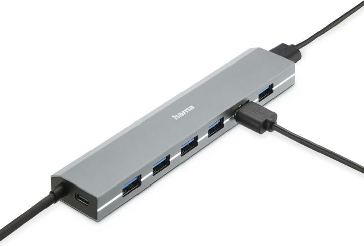 Image du produit Hama 7 Port USB-Hub (USB-C, 7 Ports)