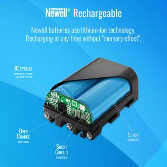 Immagine prodotto Newell Batteria Batteria LP-E5 per Canon EOS 450D, 500D, 1000D, Digital Rebel T1i, XS, XSi
