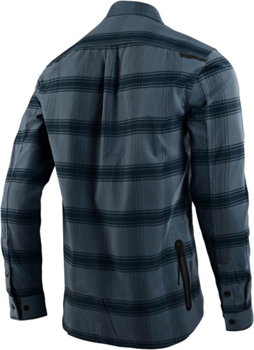 Produktbild Troy Lee Designs Grind Flannel, Stripe, blue mirage, S (S)