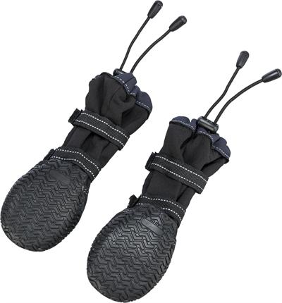 Image du produit Trixie Walker Active Bottes de protection longues, S, 2 pcs, noir (S, Chaussures pour chien)