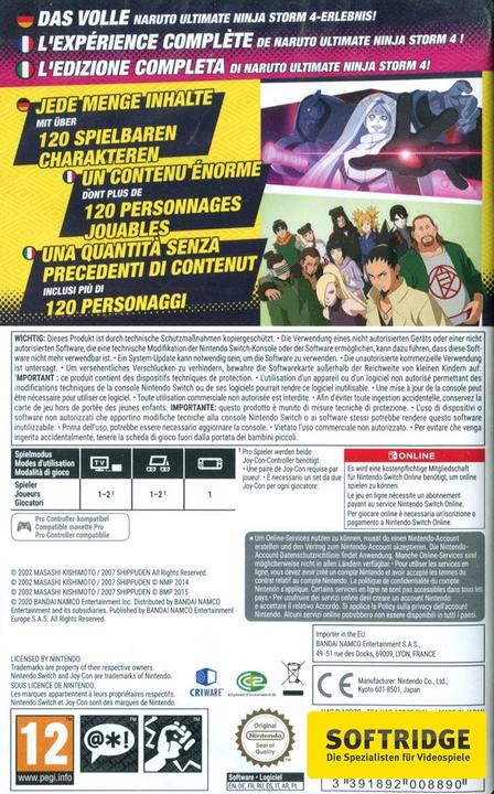 Image du produit Bandai Namco Naruto Shippuden : Ultimate Ninja Storm 4 - Road to Boruto (Switch Lite, Switch OLED, Switch, Multilingue)