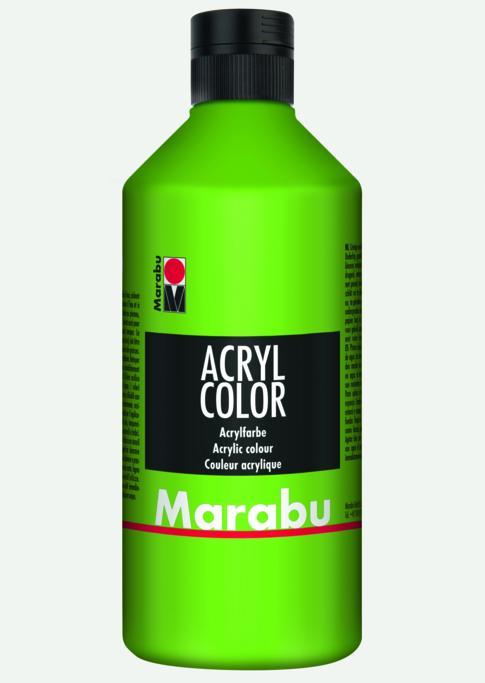 Actual product image Marabu Acrylic light green (Light green, 500 ml)