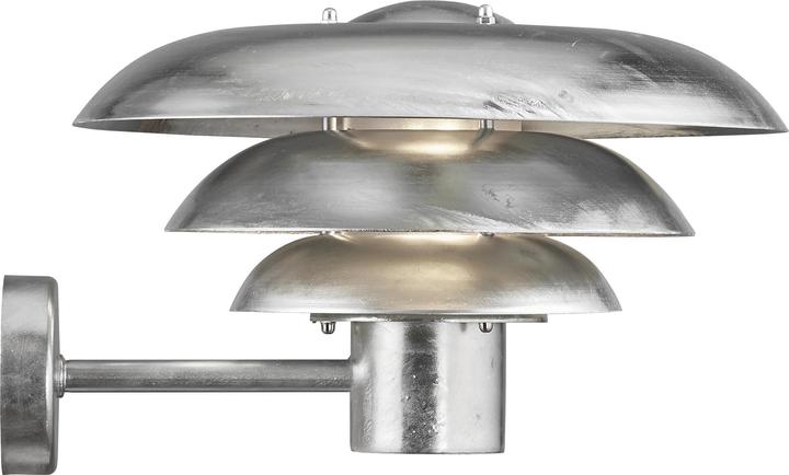 Actual product image Nordlux Kurnos 35, Wall lamp, Galvanised (E27, IP54)
