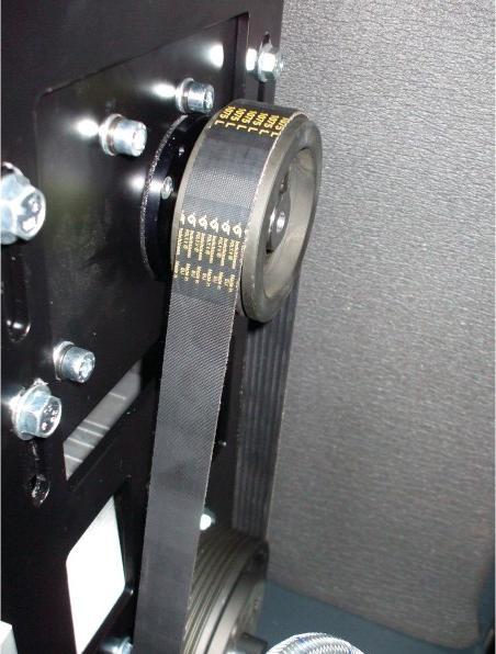 Actual product image Stürmer - Schraubenkompressor 485l/min, 10 bar, 400V, 4kW, m. Rippenbandriemenantrieb Bodeninstallat (10 bar, 485 l)