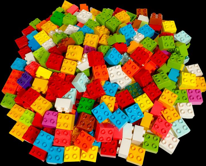 Produktbild LEGO 2x2 Steine Bausteine Bunt Gemischt - 3437 NEU! Teile 10x (3437)