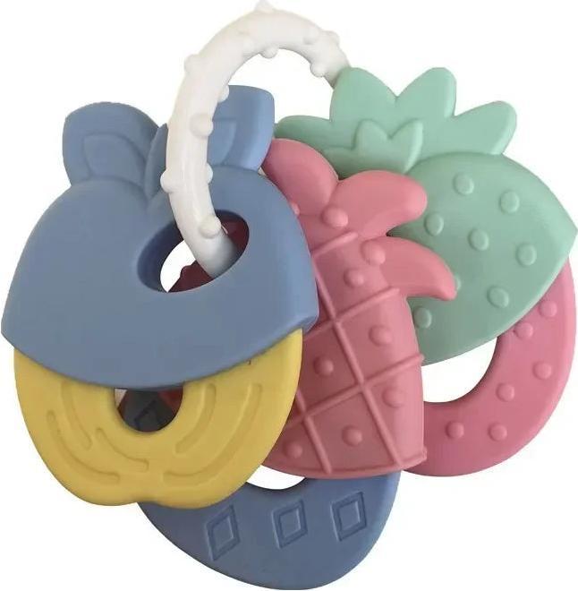 Produktbild Activity Board Silikon Beissringe für Baby Dinge Neugeborenes kaut Lebensmittelqualität Beissringe Training Bett