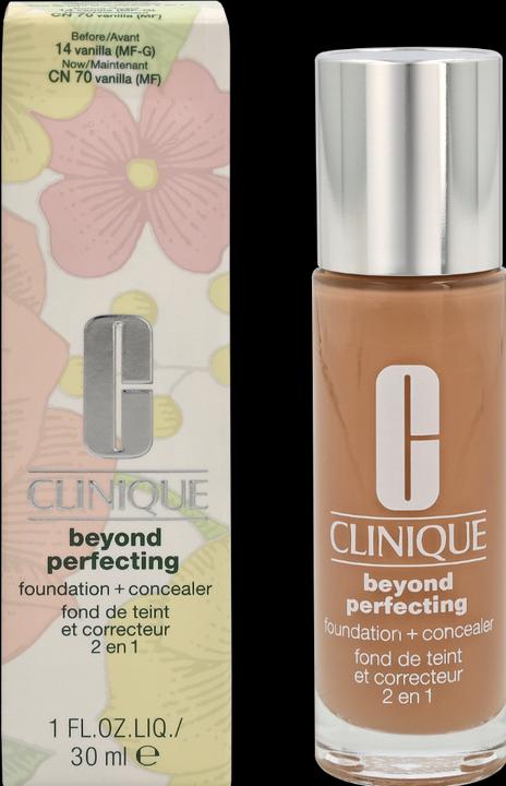 Actual product image Clinique Beyond Perfecting Foundation + Concealer (CN70 Vanilla)
