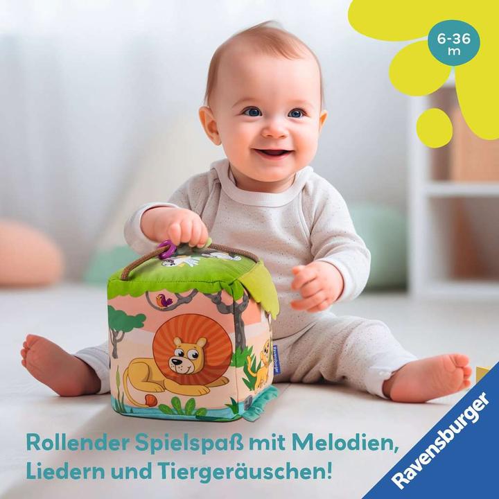 Produktbild Ravensburger Motorik-Musik-Spiel-Würfel: Wilde Tiere