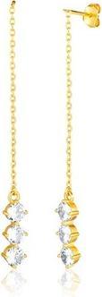 Immagine prodotto JVD - Unique gold-plated earrings with zircons SVLE1989XH2GO00