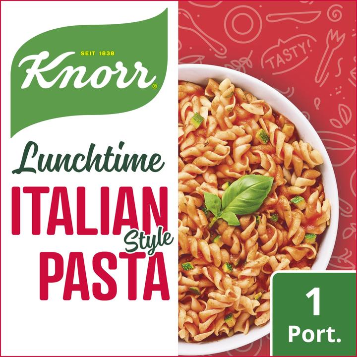 Actual product image Knorr Lunchtime Italian Style Pasta 1 portion (123 g)