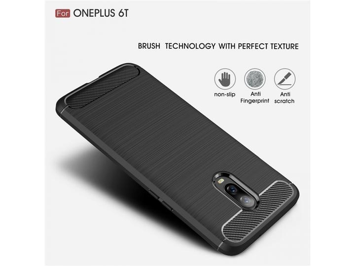 Immagine prodotto Screenguard Cover OnePlus 6T Carbon Brushed Soft TPU (OnePlus 6T)