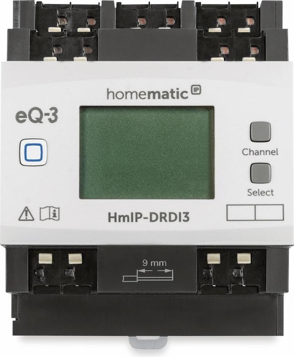 Image du produit Homematic IP Acteur variateur pour montage sur rail DIN triple (Actionneur de variateur)