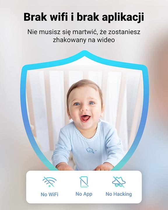 Actual product image Vacos Baby monitor (Video & Audio, 305 m)