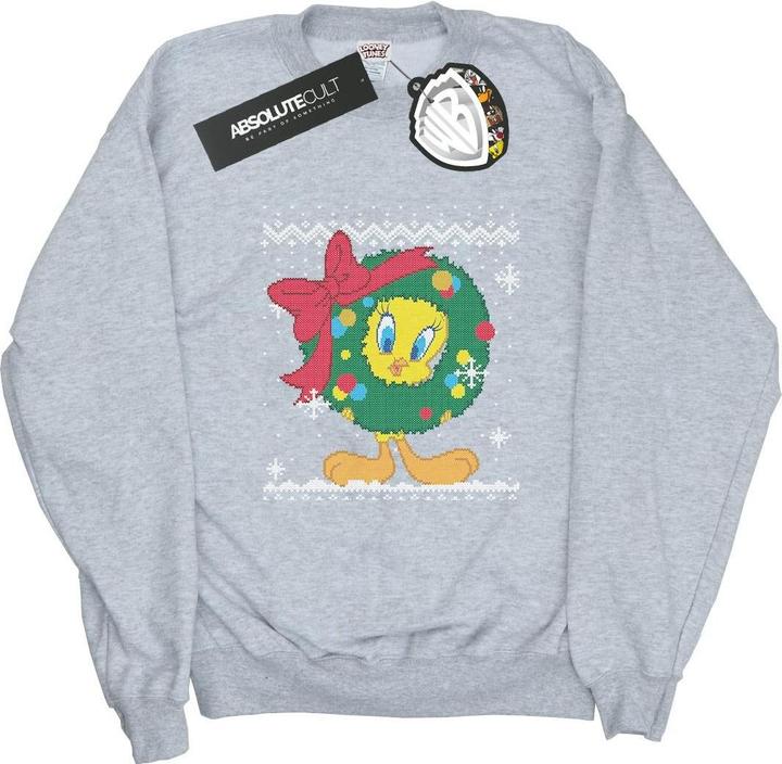 Looney Tunes Tweety Pie Christmas Fair Isle Sweatshirt
