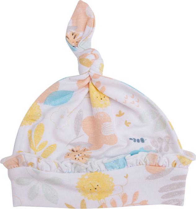Image du produit Angel Dear Dehnbare Bambusknotenmütze für Babys, Jungen und Mädchen, 0–3 Monate
