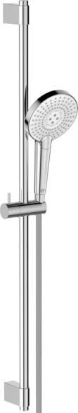 Ideal Standard IDS Combiné de douche EVO JET IDEALRAIN avec douchette à main à 3 jets d= 125mm 900mm chromé (3 Types de jets)
