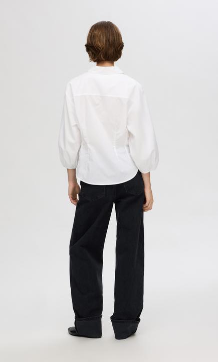 Image du produit Selected Femme Chemise en coton avec manches 3/4 (40)