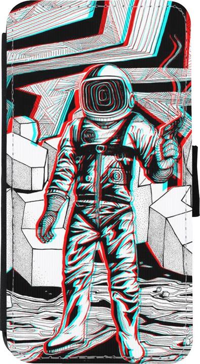 Image du produit PhoneLook Coque Wallet noir Anaglyph Astronaut (Apple iPhone XS Max)