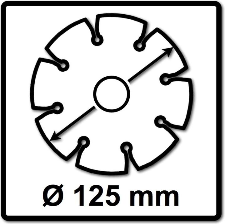 Produktbild Bosch Professional Zubehör PRO Multi Material Diamanttrennscheibe, 125 x 22,23 mm