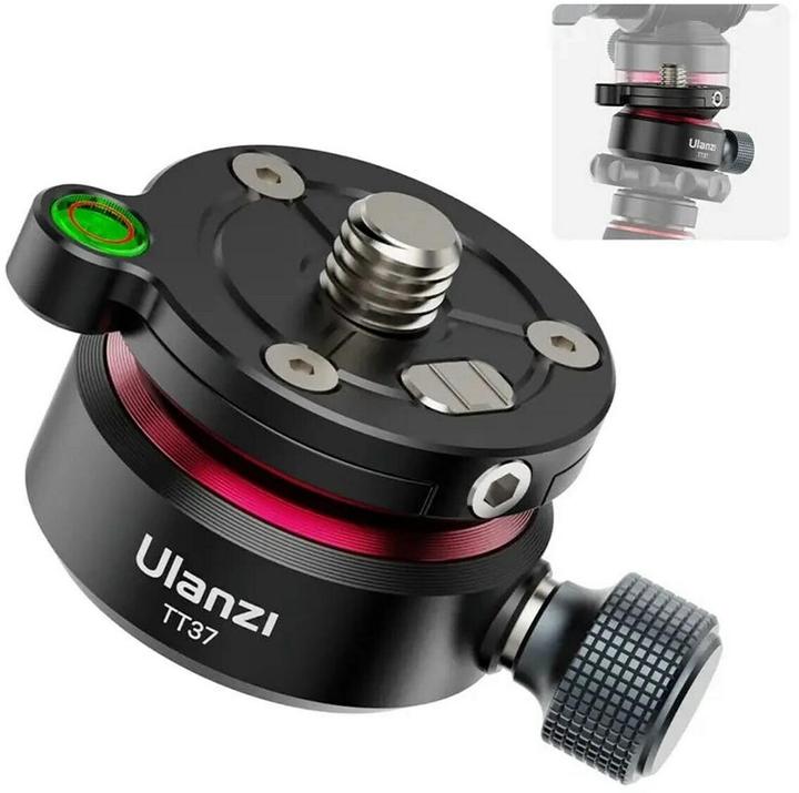 Actual product image Ulanzi TT37 Mini Levelling Base For Tripod Head (Levelling ball)